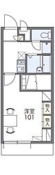 レオパレスコンフォートいなみ 1Kの間取図画像