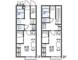 レオパレスドミール細江Ｎ参番館 1階/102