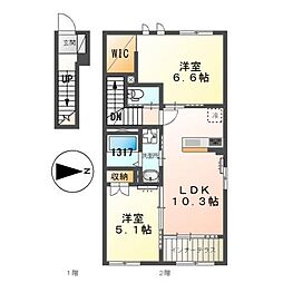 サクラーレ長坂 2階