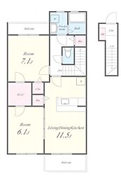 アルブルシャルマン 2階