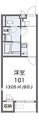 レオネクストシンシア 1Kの間取図画像