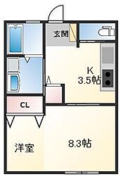 コスモポート新田 1階