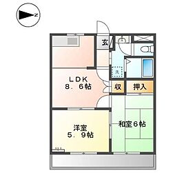 S・Jルミナス 2階/-