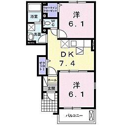 メゾン・城ノ下B 1階/104