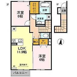 ラ・ヴィくわま　A棟 2階