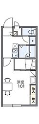 レオパレス福崎 1Kの間取図画像