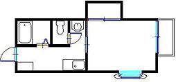 グランシャリオ 1Kの間取図画像