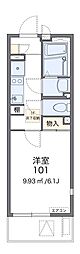 レオネクストメゾンシエル 1Kの間取図画像