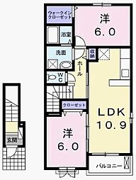 マーレ伊保崎II 2階