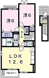 プラシード和 上郡B 2階/203
