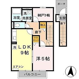 アネックス ハイブリッジ　Ｂ棟 2階