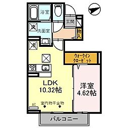ラ・エトワール王子 1LDKの間取図画像