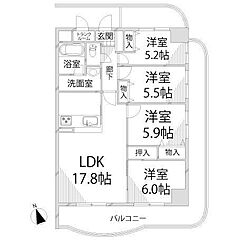 物件の間取り