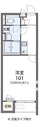 CLEINO神明 1Kの間取図画像