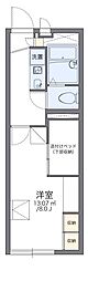 レオパレス堂ノ元 1Kの間取図画像