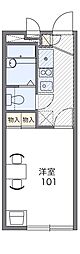 レオパレスのぞみ 1Kの間取図画像