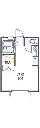 レオパレスアンシャンテ 1Kの間取図画像