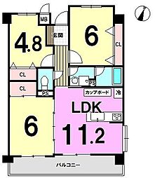 間取図画像 3LDK