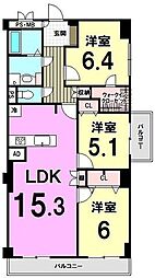 間取図画像 3LDK