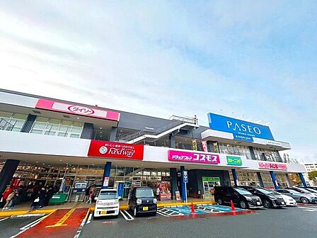 パセオ野間大池施設内にはスーパーやドラッグストア、100円ショップなどお買い物施設が充実しています。 1200m