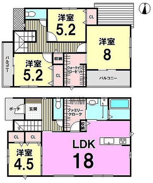 間取りを拡大表示