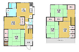 柳島町戸建 1階5DKの間取り