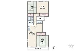 間取図画像 3LDK