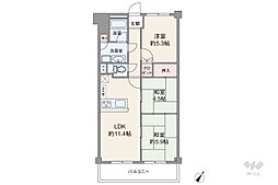 間取図画像 3LDK