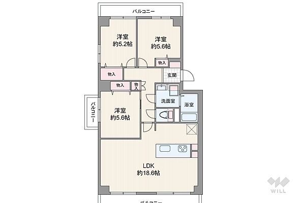 間取り：328000665685