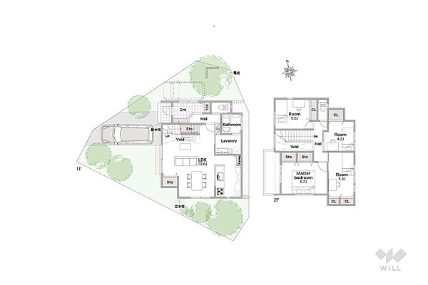 間取りを拡大表示