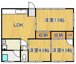 カトレアアパート 1階