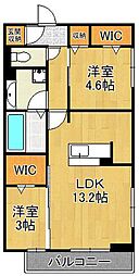 ルシオル鞘ヶ谷 2階
