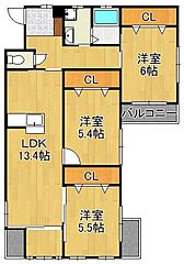物件の間取り