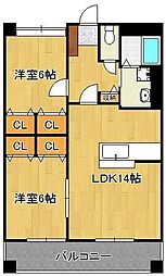 S・E天籟寺マンション 6階/-