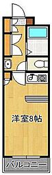 エレガントプラザ ワンルームの間取図画像
