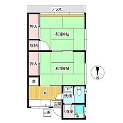新栄コーポAの間取図画像