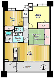 間取図画像 3LDK