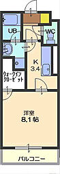 グリシーヌ 1階/101