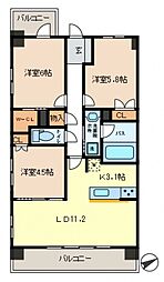 間取図画像 3LDK