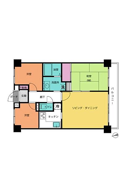 間取りを拡大表示