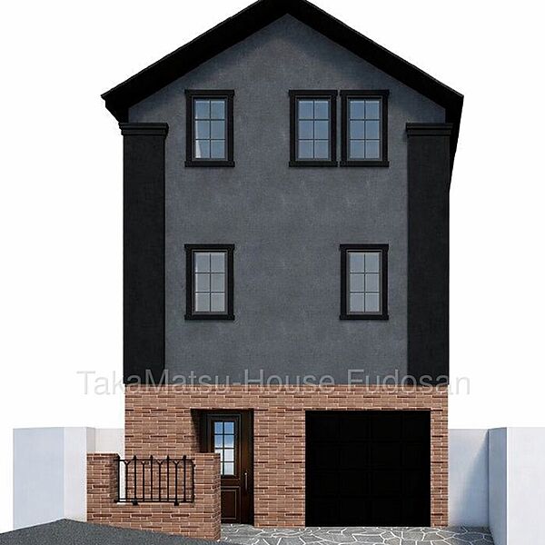 建物完成イメージ【2号区画】建物価格：62、546、000円（税込）建物面積：132.57?（地下面積44.17?含む）