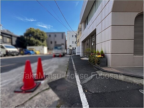 現地全景写真。約188?の敷地につき、多彩な建築プランをご検討いただけます。