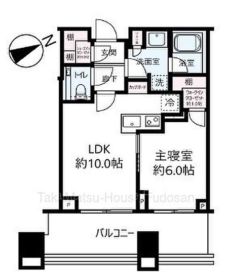 専有面積:40.40?間取り:1LDK