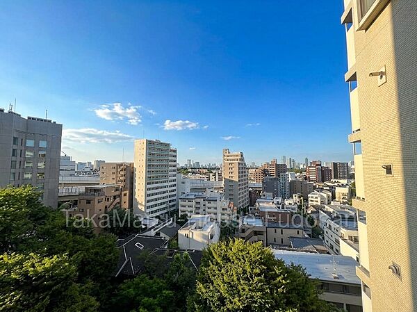 前面に遮るものがなく、開放的な眺望が広がる住戸からの景色です。青空と緑を感じられる爽やかなロケーションで、毎日の暮らしにゆとりをもたらします。