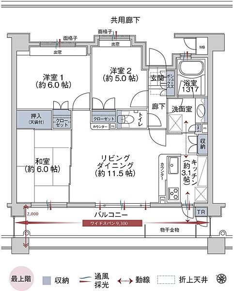 間取り：307000085484