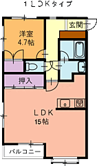 物件の間取り