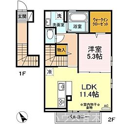 間取図画像 1LDK