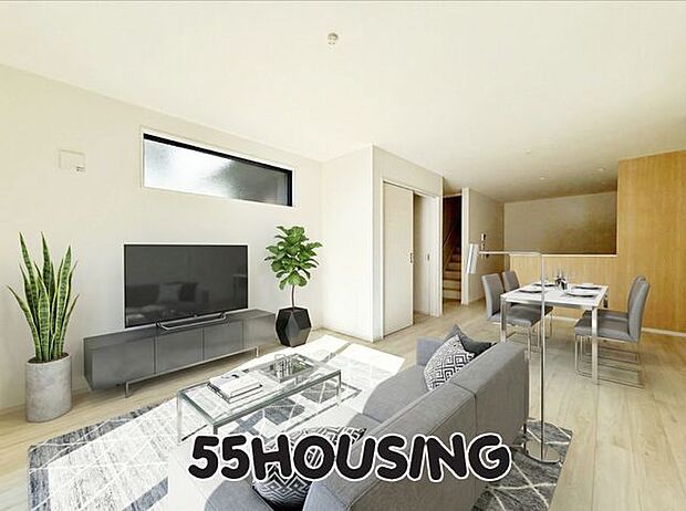 家具はCGで合成しています