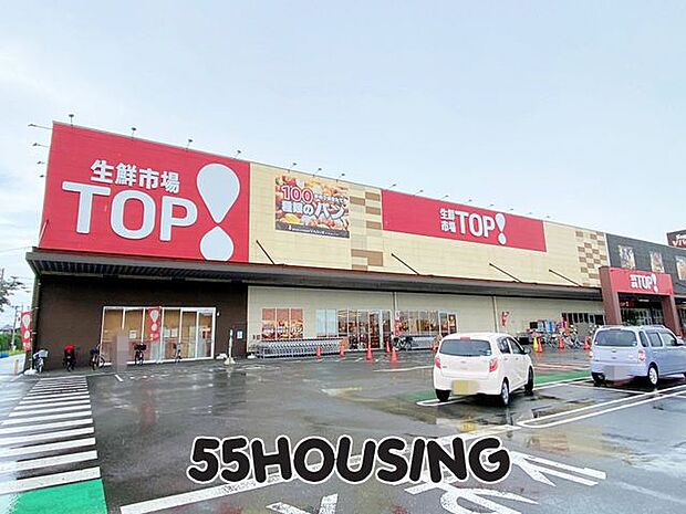 生鮮市場TOP岩槻府内店 徒歩10分。 780m