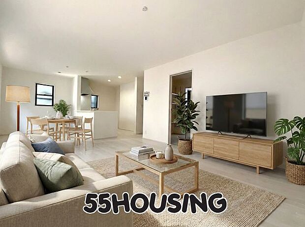 家具はCGで合成しています